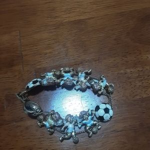 Vintage Soccer Bracelet